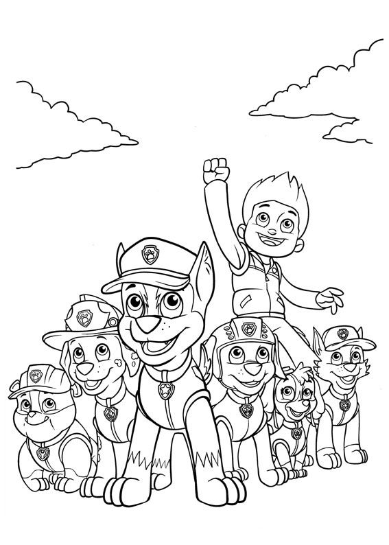 Paw patrol coloring pages paw patrol coloring pages paw patrol coloring cartoon coloring pages