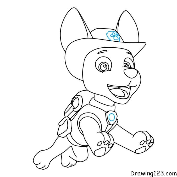 Paw patrol drawing tutorial