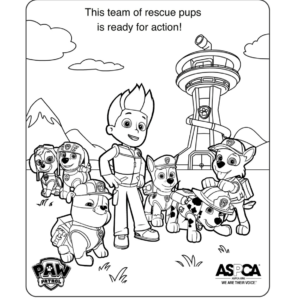 Paw patrol coloring pages printable for free download