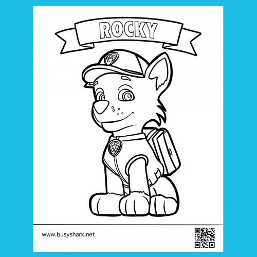 Paw patrol coloring pages