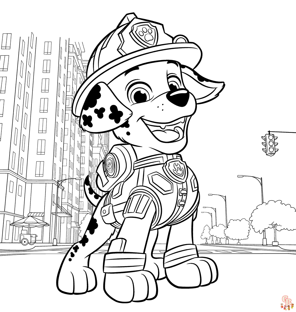 Discover the best free paw patrol coloring pages printable