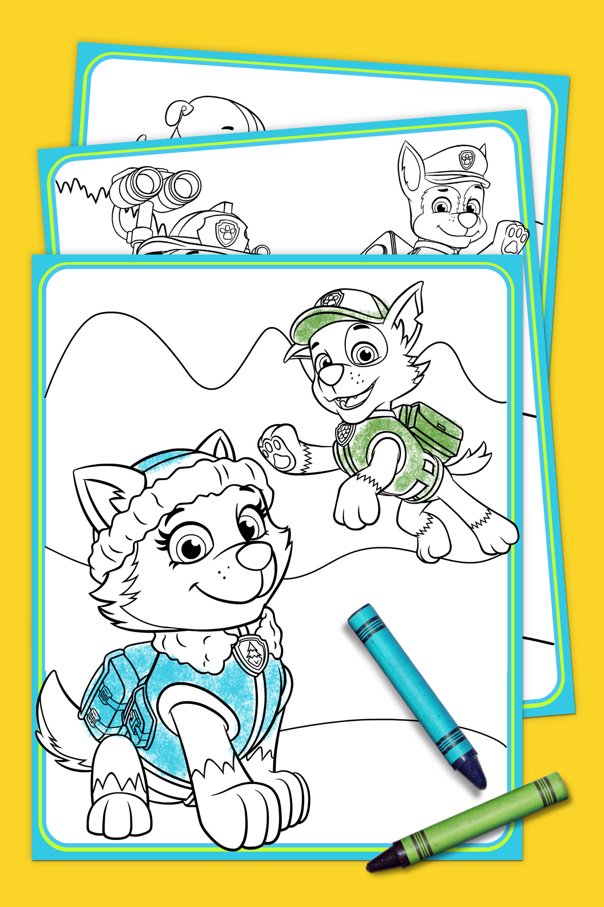 Free paw patrol coloring pages