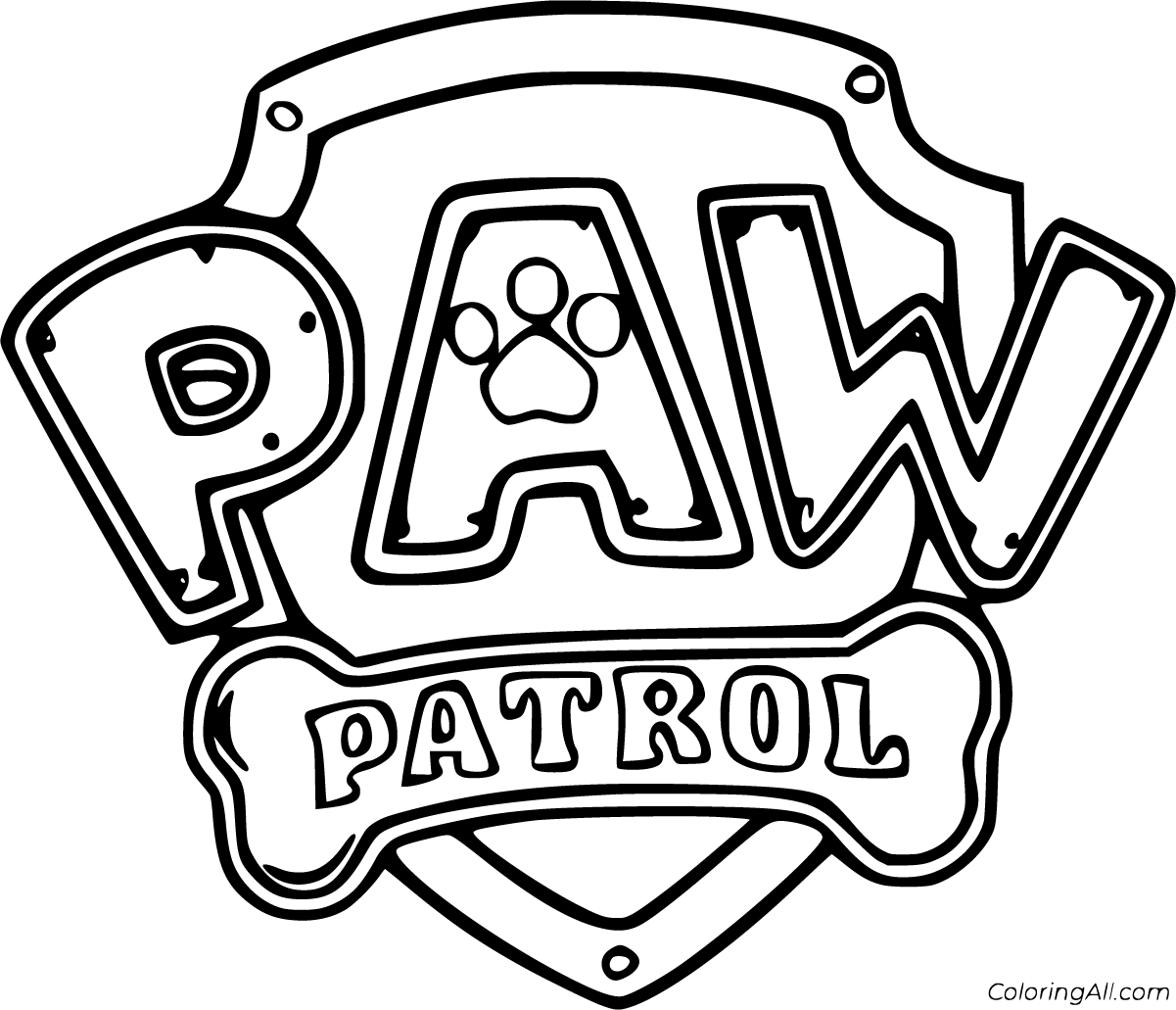 Paw patrol coloring pages
