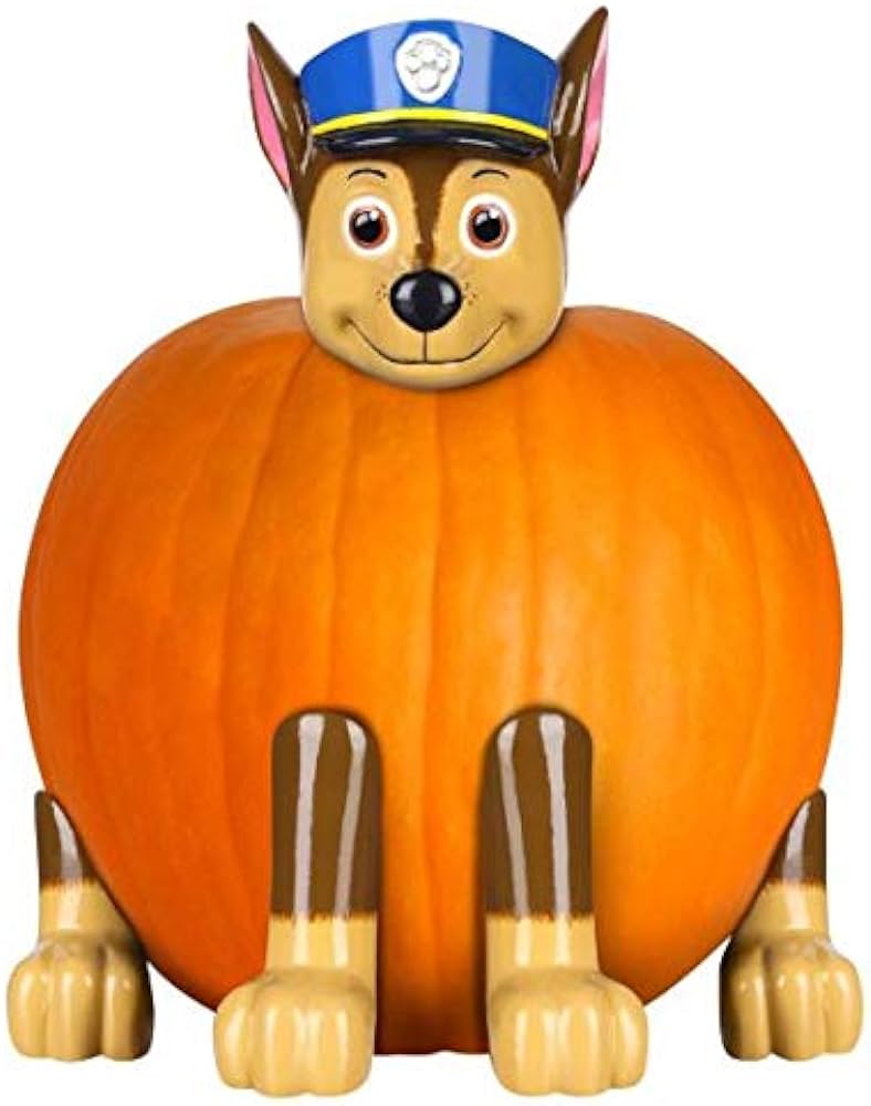 Gemmy paw patrol chase the police pup pumpkin push