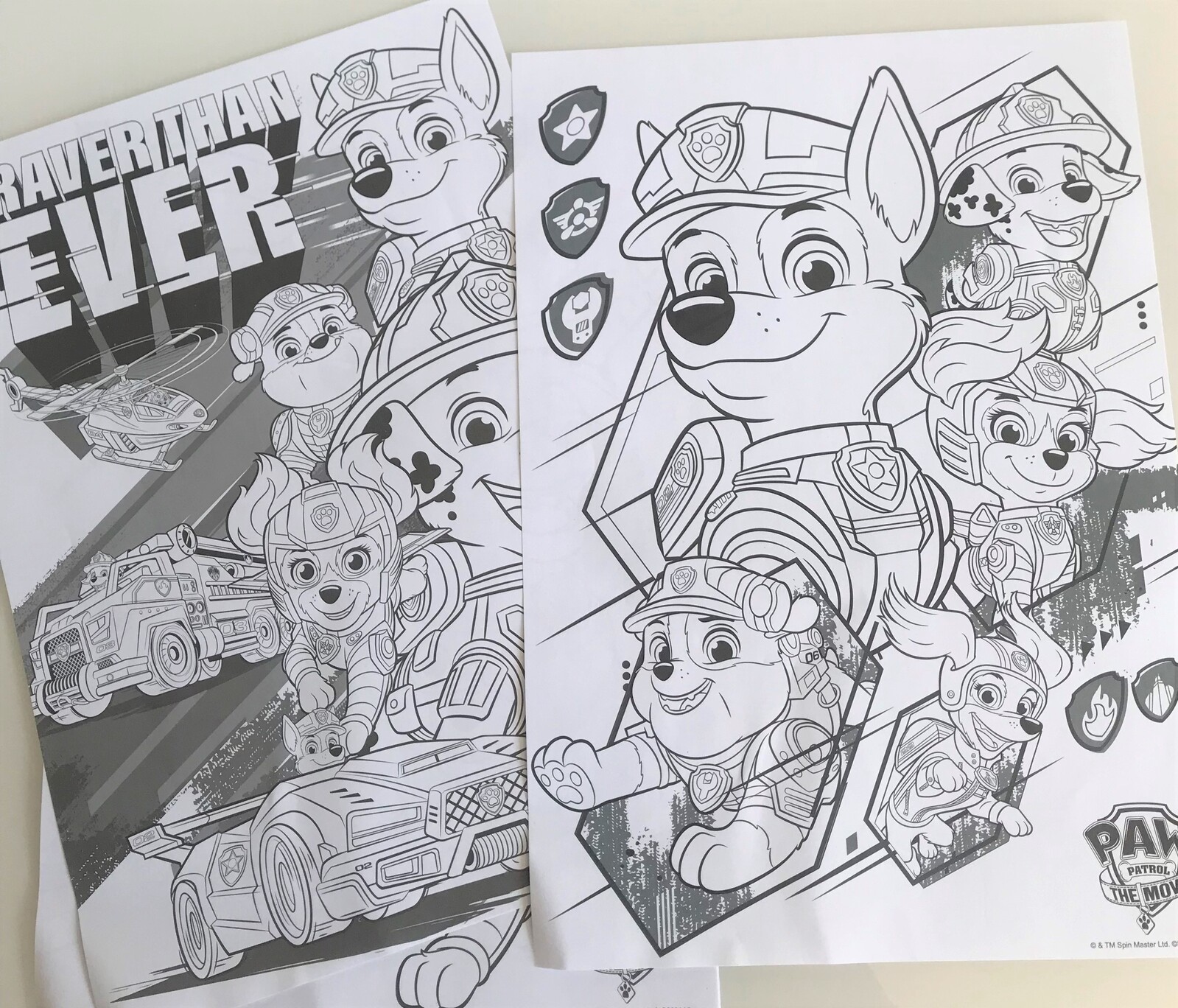 Paw patrol small colouring set