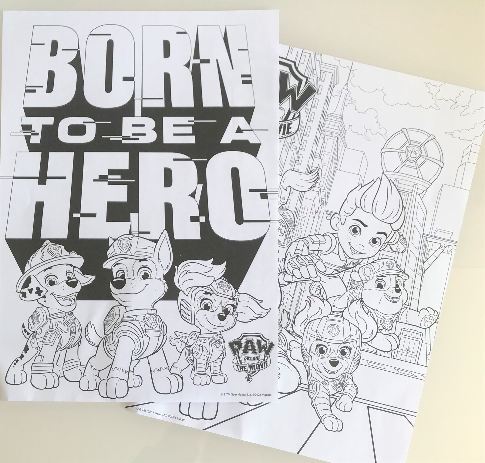 Paw patrol small colouring set