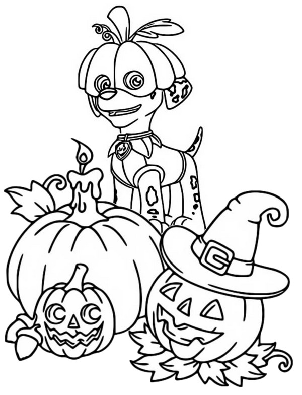 Coloring pages paw patrol
