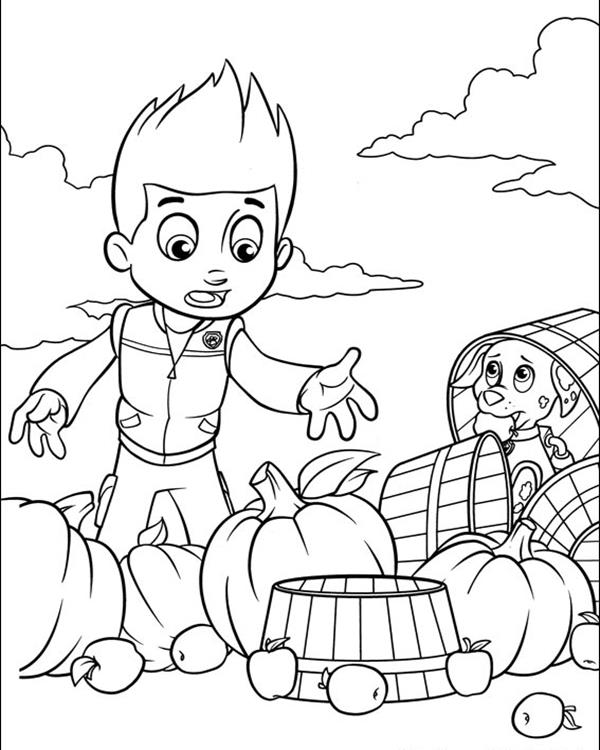 Paw patrol coloring pages