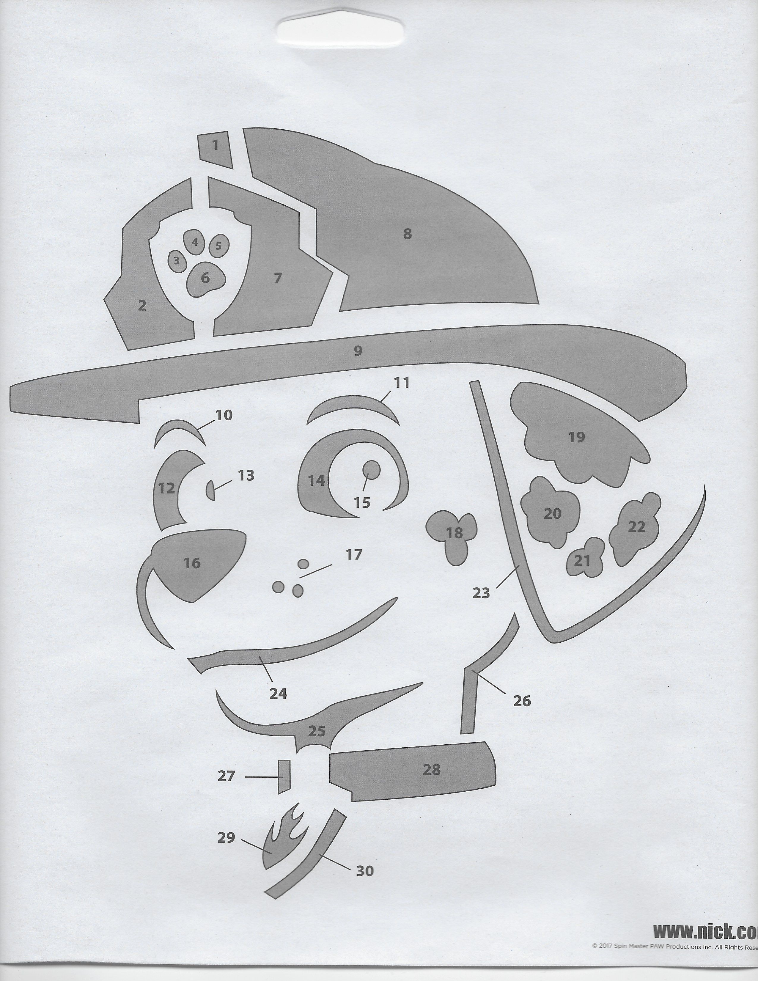 Paw patrol marshall halloween pumpkin craving patterns paw patrol pumpkin stencil marshall paw patrol pumpkin stencil