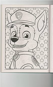 Paw patrol coloring books