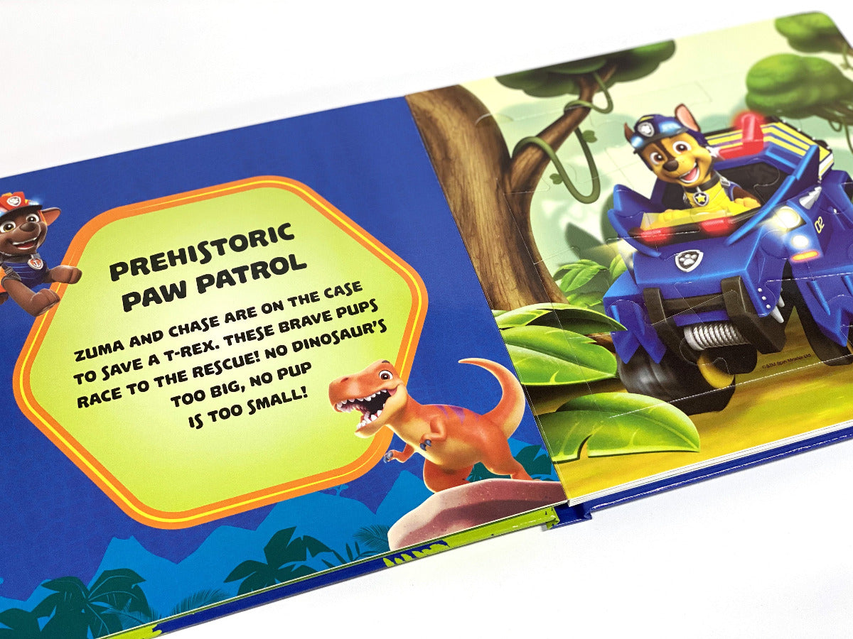 Paw patrol puzzle book paw patrol jigsaws dino rescue puzzle book â