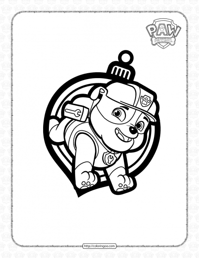 Paw patrol coloring pages free pdf printables