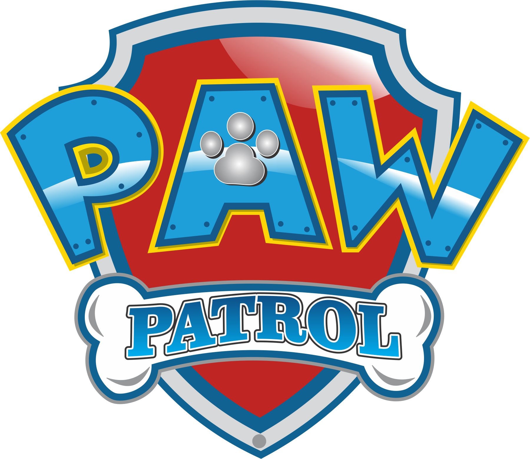 Paw patrol logo printable template