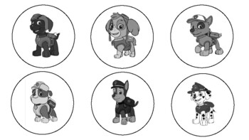 Paw patrol cutting worksheet and puzzle by chloes therapy resources