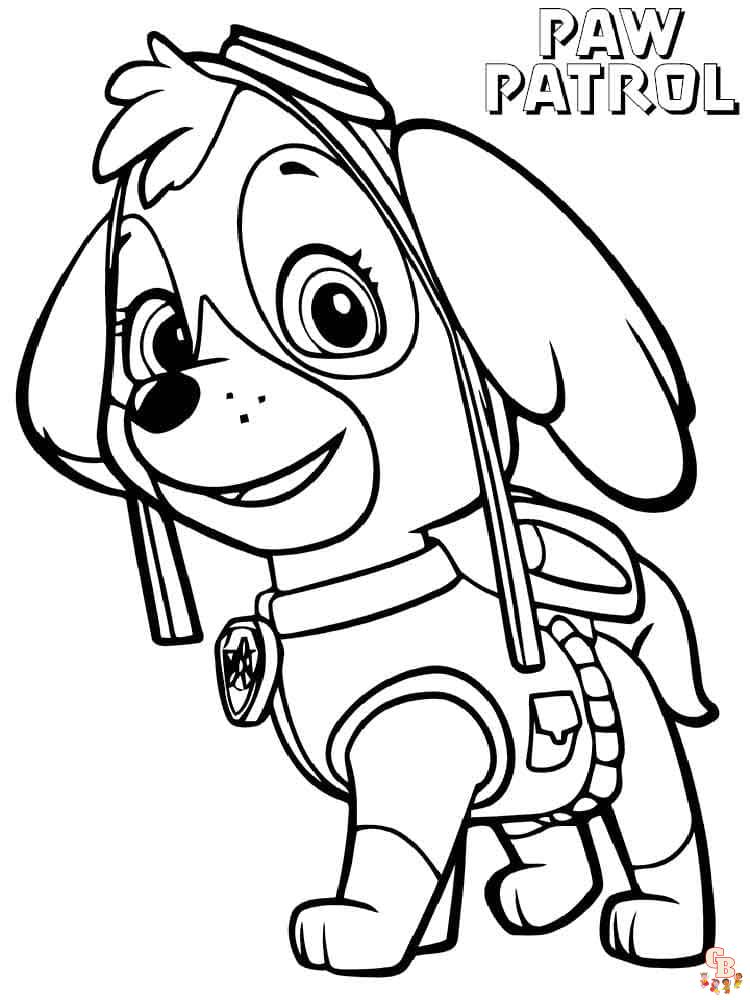 Discover the best free paw patrol coloring pages printable