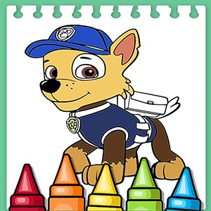 Puppy dog coloring book pages â