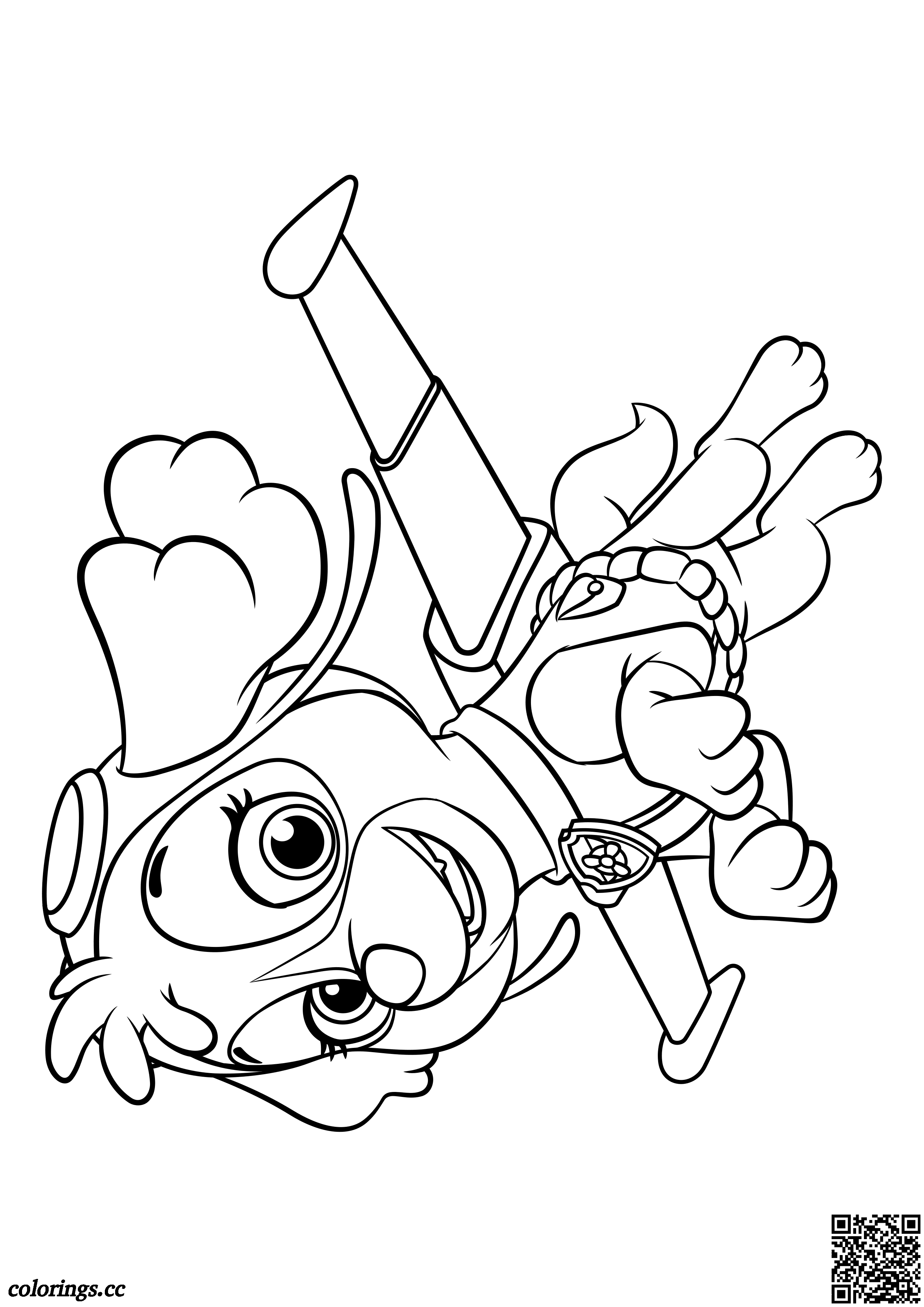 Skye coloring pages paw patrol coloring pages