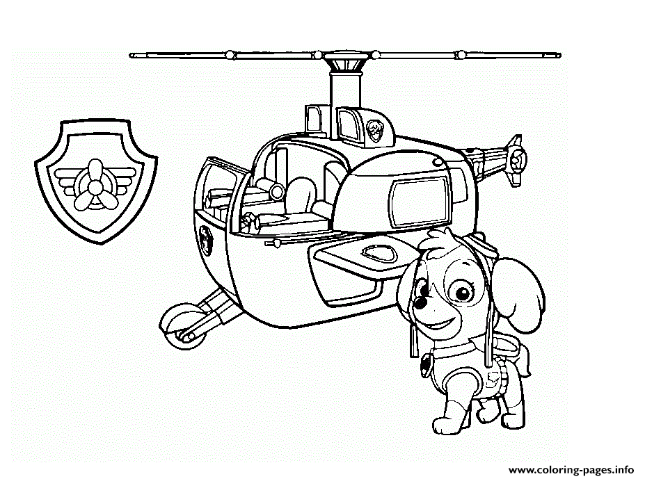 Paw patrol skye want to fly coloring pages skye paw patrol coloring pages paw patrol