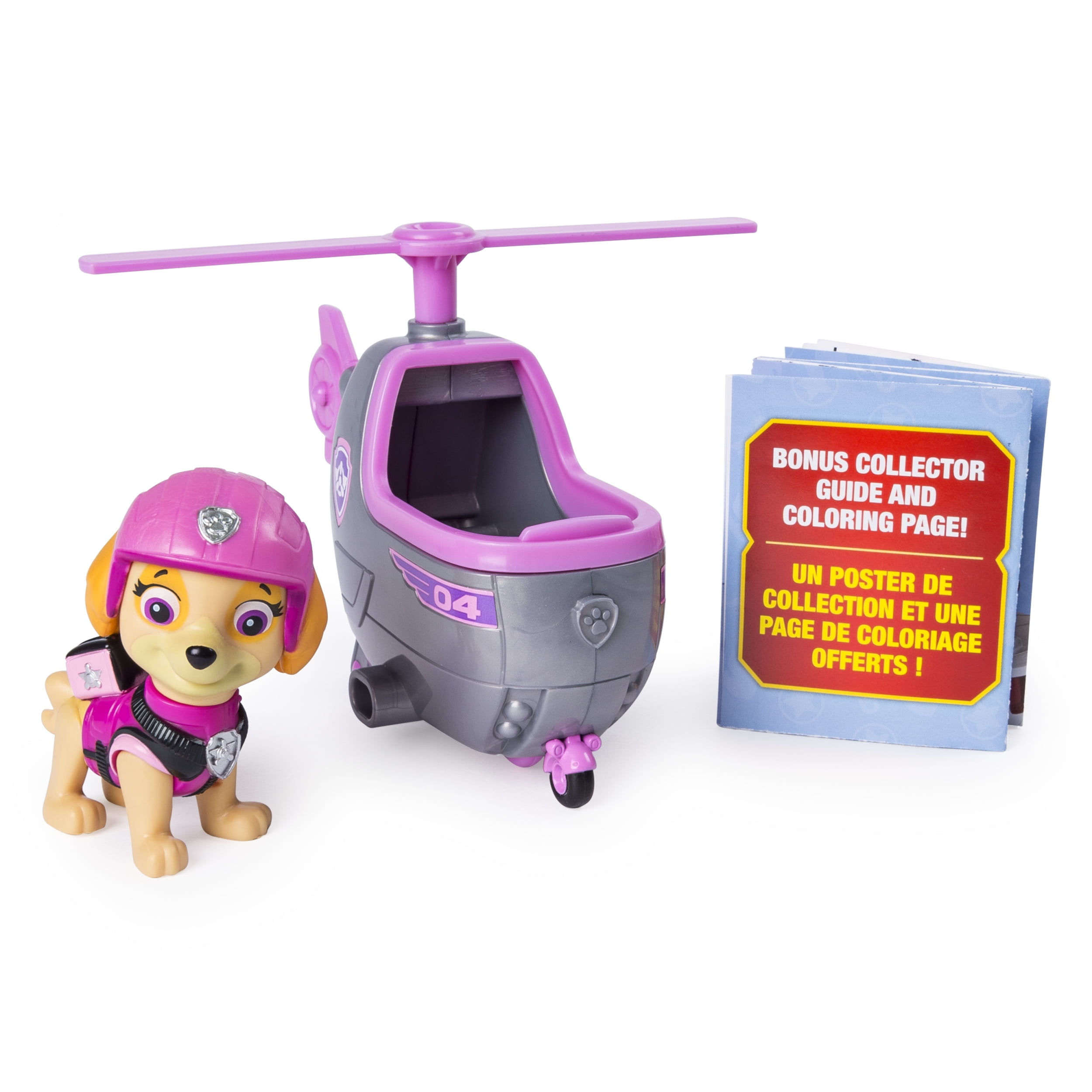 Paw patrol ultimate rescue skyes mini helicopter with collectible figure for ages and up