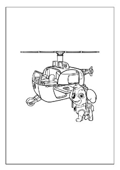 Keep your kids entertained for hours with printable paw patrol coloring pages