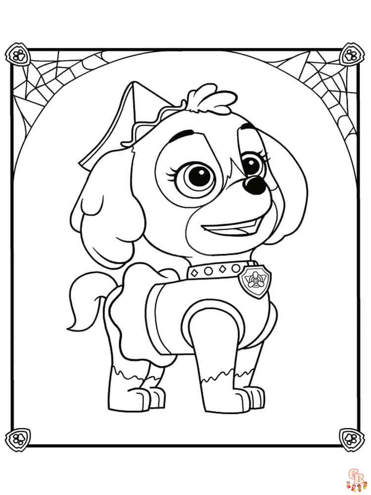 Discover the best free paw patrol coloring pages printable