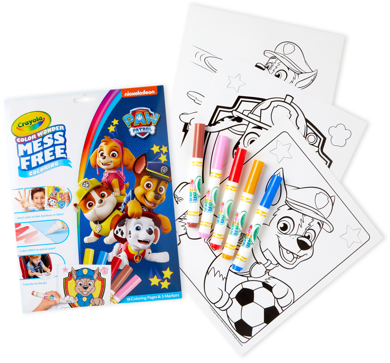 Crayola color wonder coloring pad markers