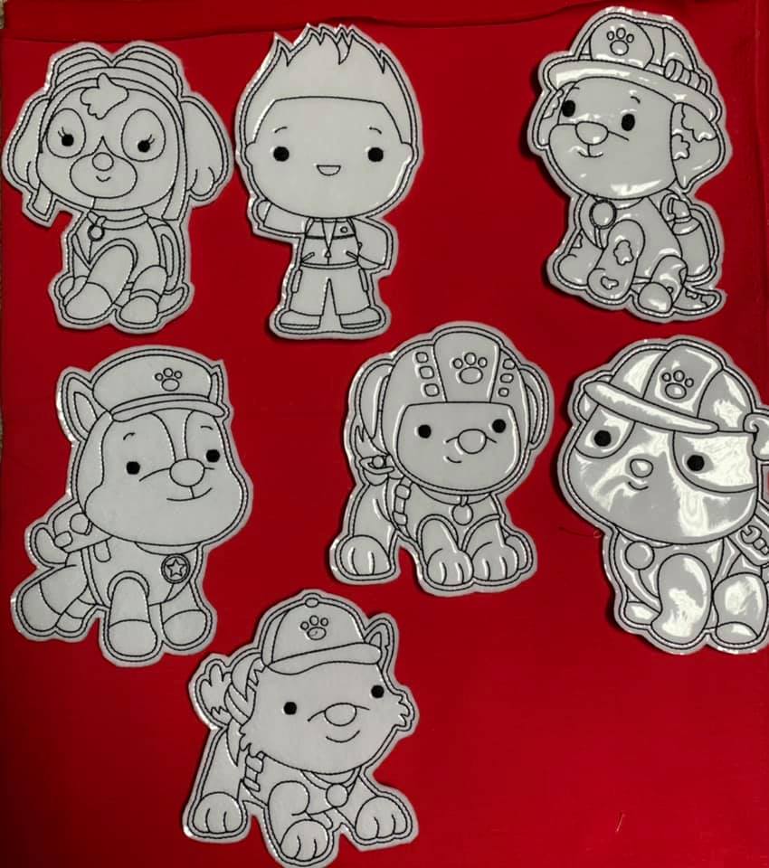 Reusable coloring page coloring doll dry erase coloring doll wipe clean coloring doll