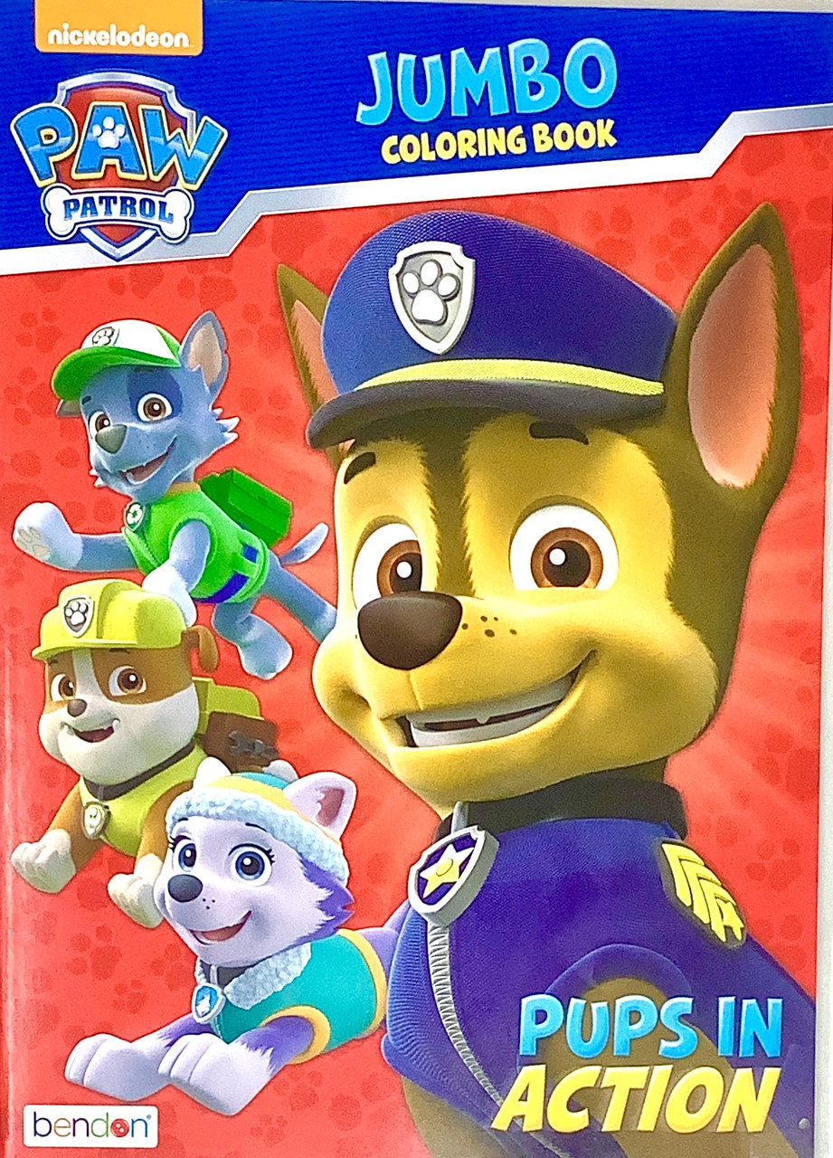 Paw patrol coloring book