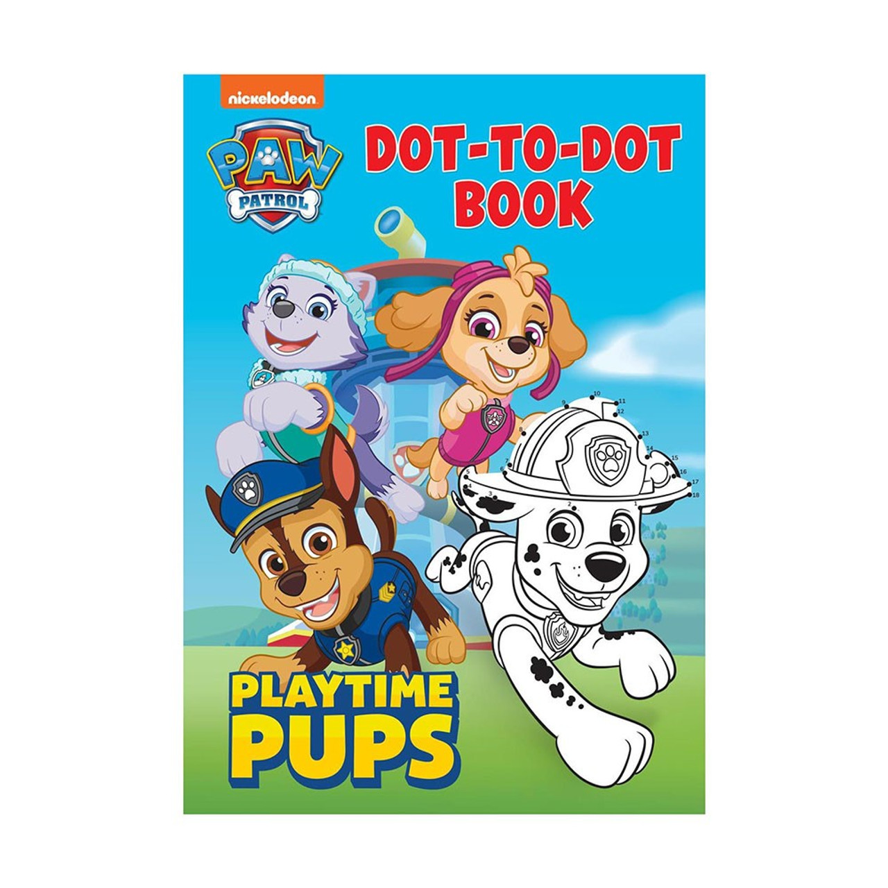 Paw patrol dot to dot book