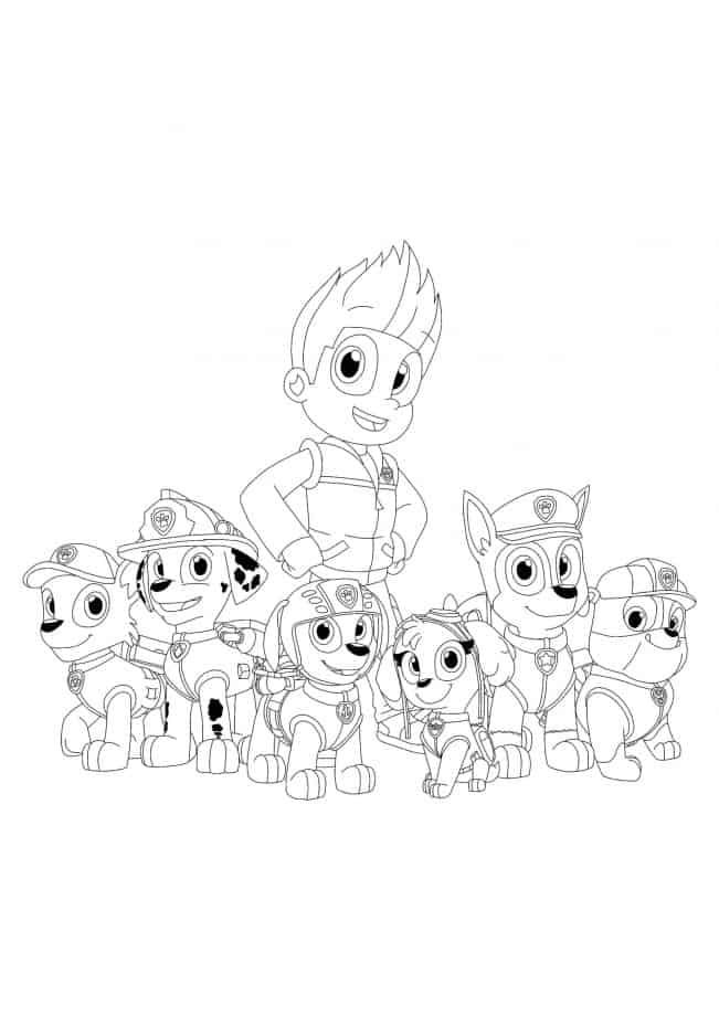 Paw patrol paw patrol coloring pages paw patrol coloring free printable coloring sheets
