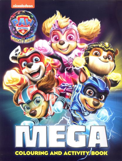 Learning is fun nickelodeon paw patrol mega coloring and activity book