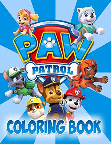 Paw patrol coloring book funny coloring pages for creative kids ages