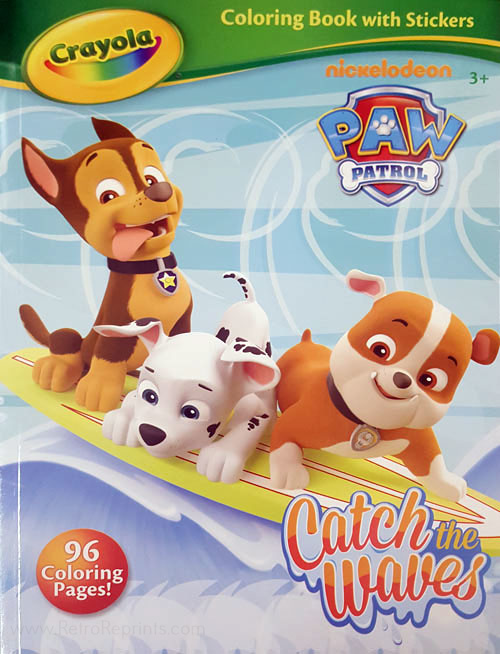 Paw patrol catch the waves coloring books at retro reprints