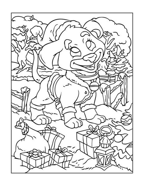 Christmas coloring pages