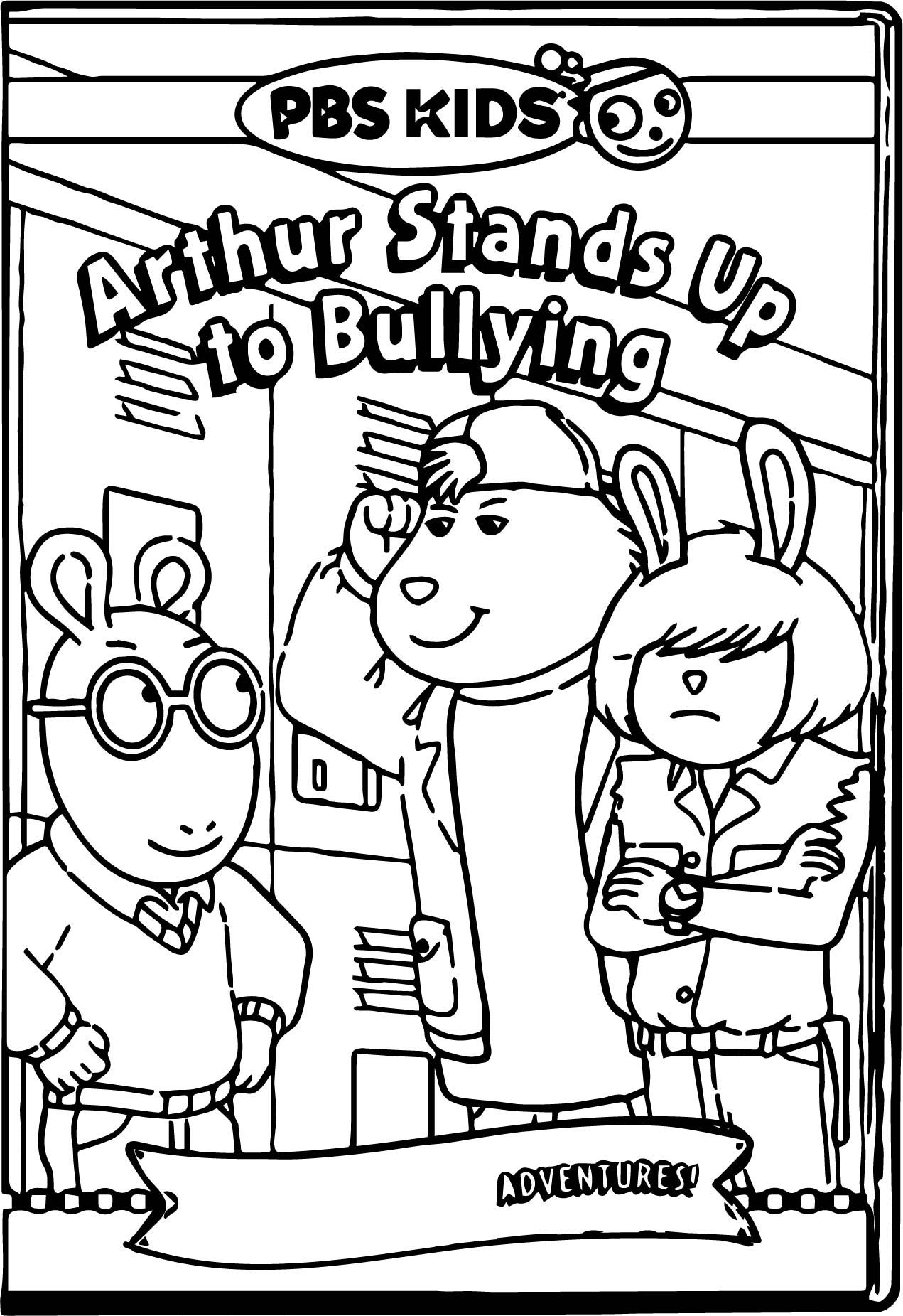 Cool arthur pbs kids coloring pages