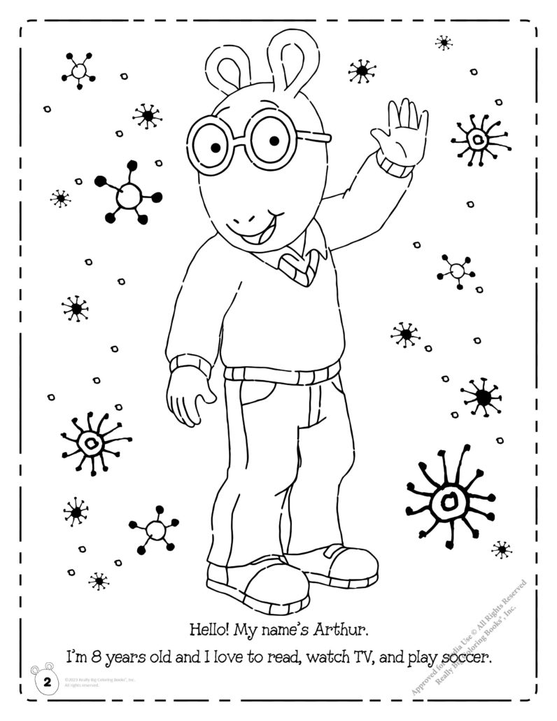 Arthur coloring book official