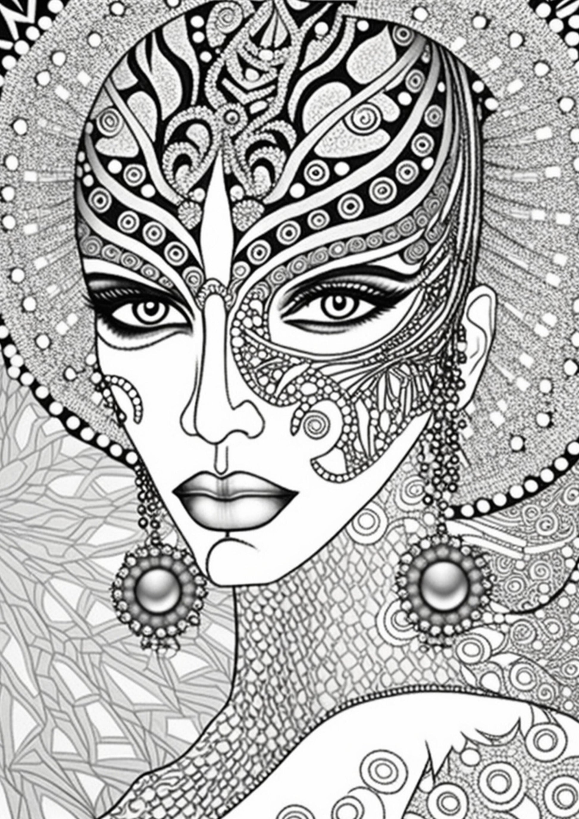 Adult coloring book page pictures to colordigital downloadcolori