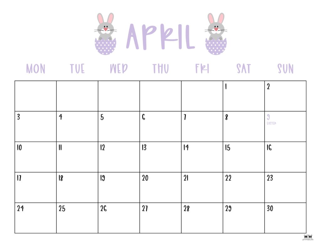 April calendars