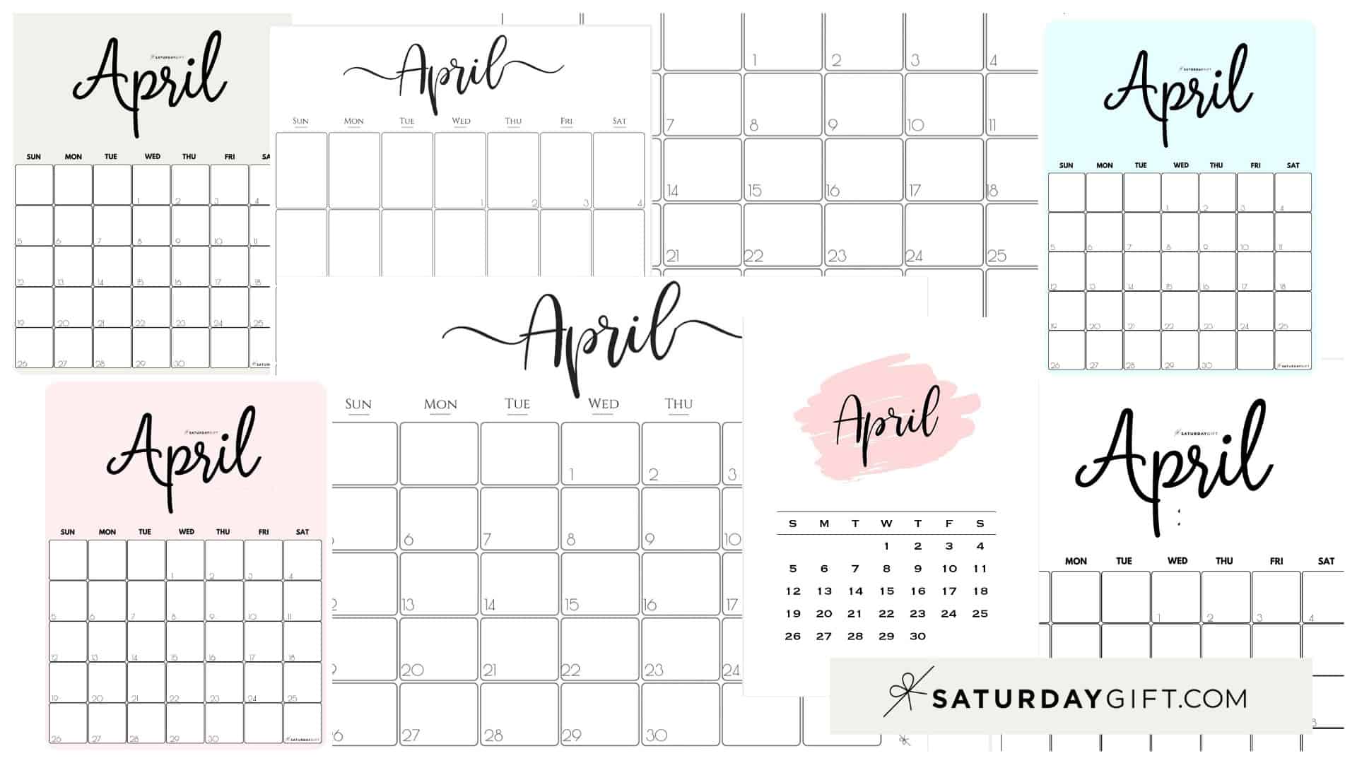 April calendar