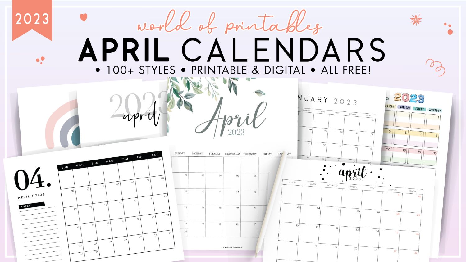 April calendars best