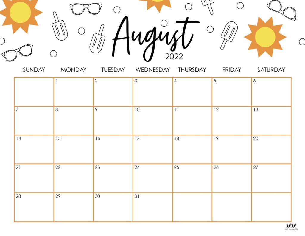 August calendars