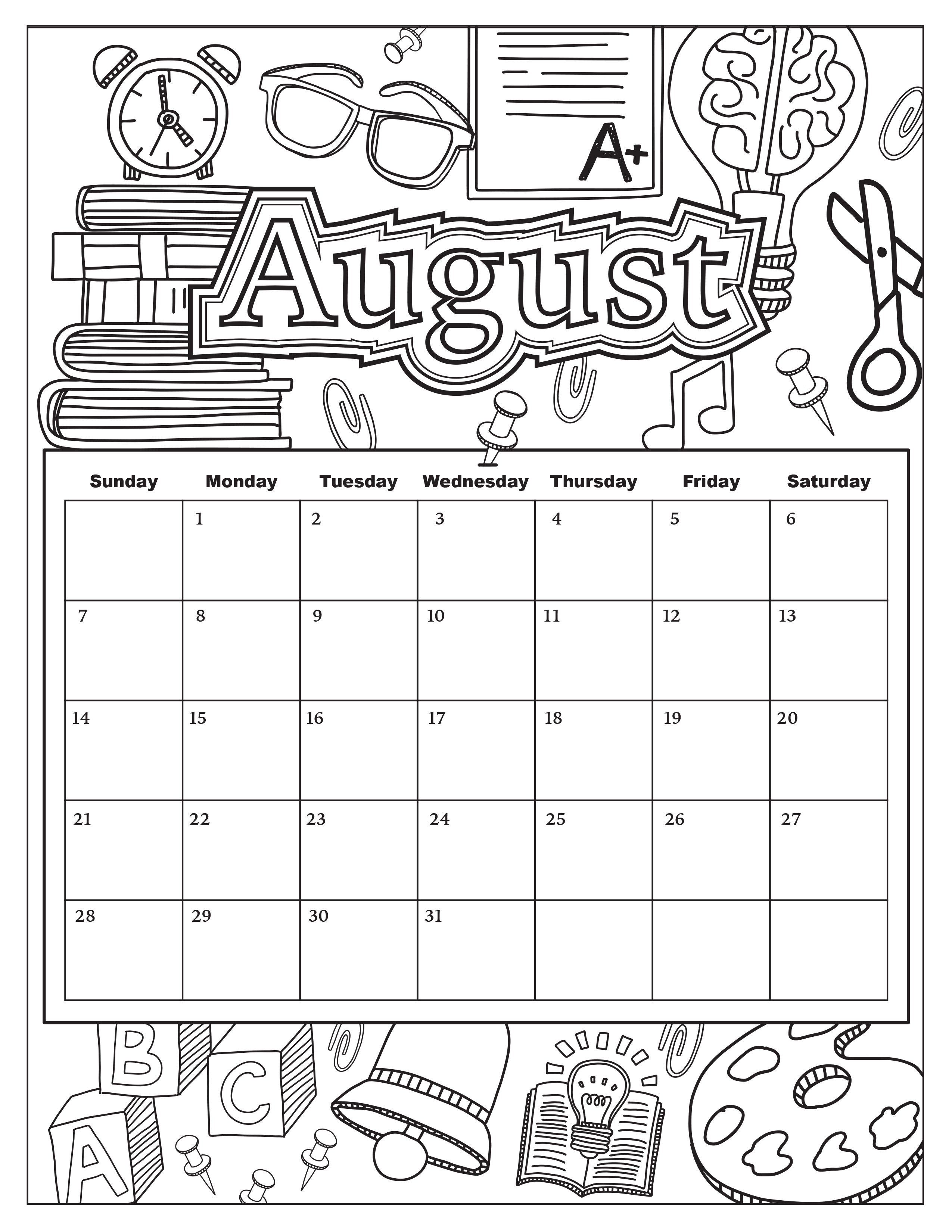 Free download coloring pages from popular adult coloring books coloring calendar calendar pages coloring pages