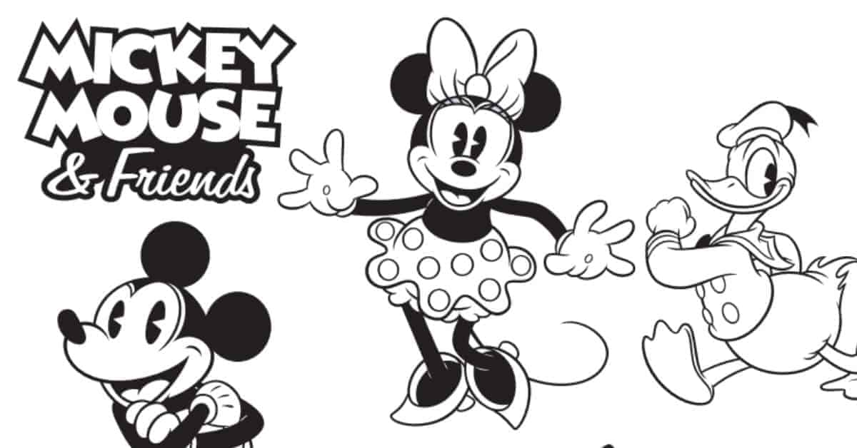 Free printable disney coloring pages downloadable activities