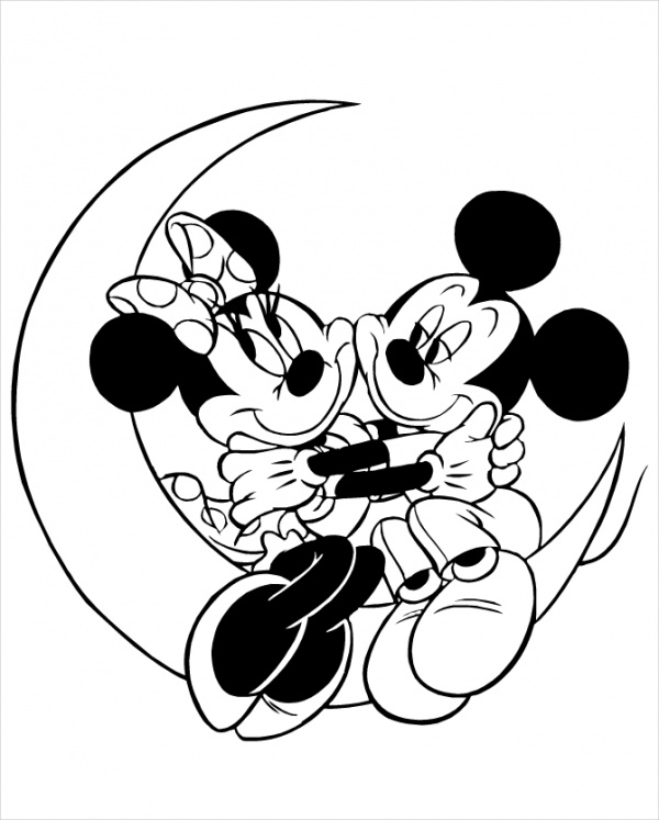 Free disney coloring pages in pdf ai