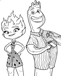 Disney coloring pages from a to z