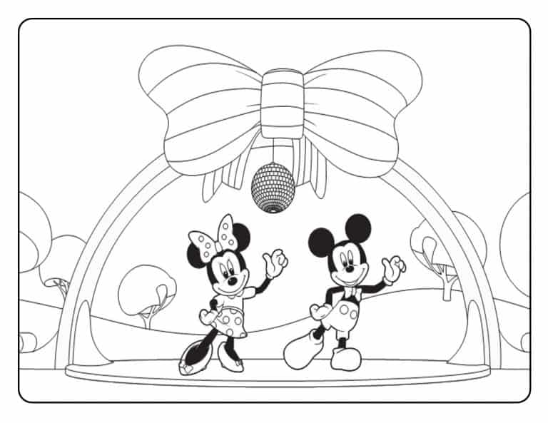 Free disney coloring pages for kids story