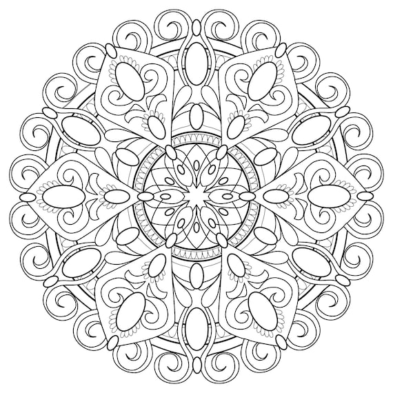 Mandala madness coloring book no printable pdf coloring pages