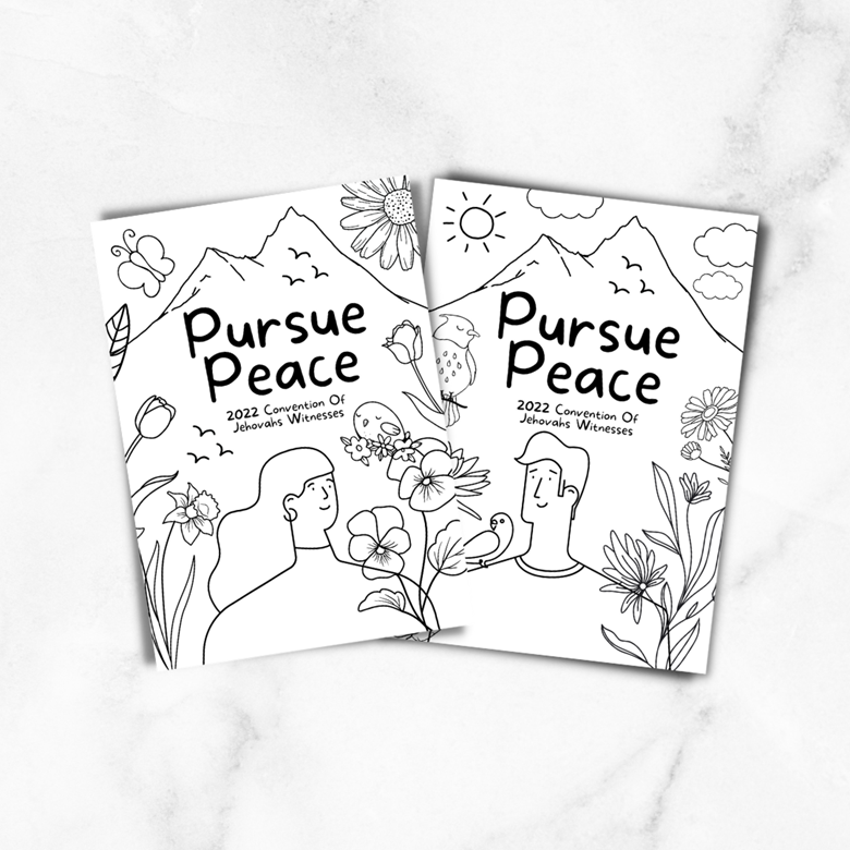 Pursue peace coloring pages