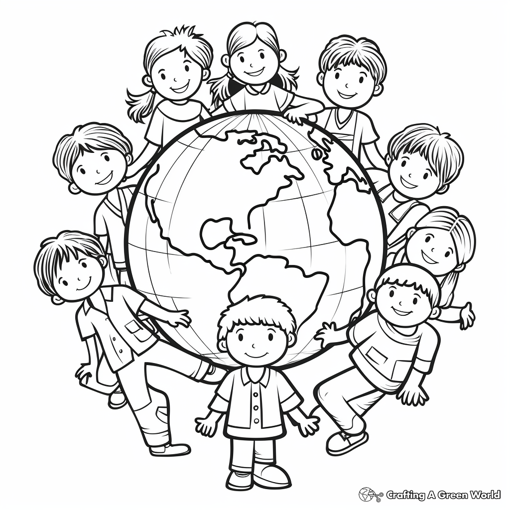 Peace coloring pages