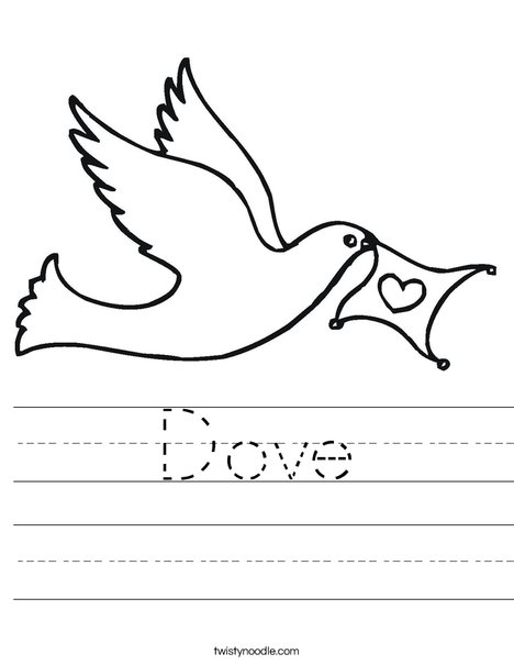 Dove worksheet